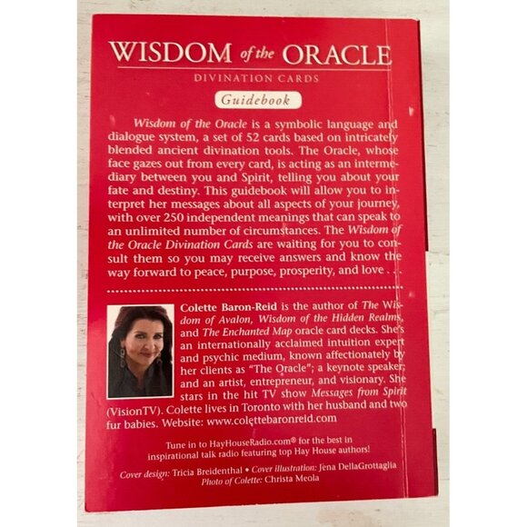 Wisdom of the Oracle Tarot Cards 52 Divination Card Deck Complete w Guidebook - Picture 6 of 7